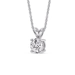 Load image into Gallery viewer, Round 4 Prong Solitaire Pendant
