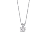 Load image into Gallery viewer, Round 4 Prong Solitaire Pendant
