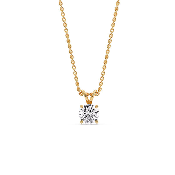 round-4-prong-solitaire-diamond-0.50-carat-pendant-in-yellow-gold-FDPD8469ANGLE1-RO-0.50-YG