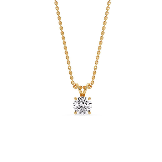 round-4-prong-solitaire-diamond-0.50-carat-pendant-in-yellow-gold-FDPD8469ANGLE1-RO-0.50-YG