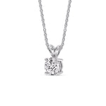 Load image into Gallery viewer, Round 4 Prong Solitaire Pendant
