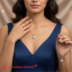 Load image into Gallery viewer, Round 4 Prong Solitaire Pendant
