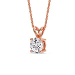 Load image into Gallery viewer, Round 4 Prong Solitaire Pendant
