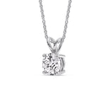 Load image into Gallery viewer, Round 4 Prong Solitaire Pendant
