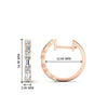 Load image into Gallery viewer, round-and-baguette-diamond-huggie-earrings-in-rose-gold-FDEAR11241ANGLE1-NL-RG_504d90fb-d9a2-4477-90b3-7b27f8ab4131