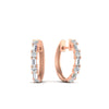 Load image into Gallery viewer, round-and-baguette-diamond-huggie-earrings-in-rose-gold-FDEAR11241ANGLE2-NL-RG