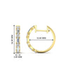 Load image into Gallery viewer, round-and-baguette-diamond-huggie-earrings-in-yellow-gold-FDEAR11241ANGLE1-NL-YG_fff38643-e195-4dcb-a451-ae2ad8da73af