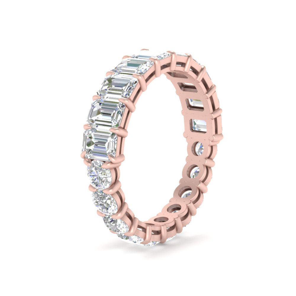 round-and-emerald-cut-eternity-wedding-band-in-rose-gold-FDEWB10777-NL-RG