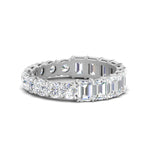 Load image into Gallery viewer, round-and-emerald-cut-eternity-wedding-band-in-white-gold-FDEWB10777-NL-WG