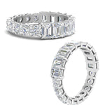 Load image into Gallery viewer, round-and-emerald-cut-eternity-wedding-band-in-white-gold-FDEWB10777-NL-WG