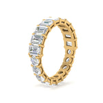 Load image into Gallery viewer, round-and-emerald-cut-eternity-wedding-band-in-yellow-gold-FDEWB10777-NL-YG