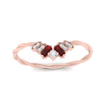 Load image into Gallery viewer, round-baguette-ruby-twisted-wedding-band-in-rose-gold-FD9703BGRUDR-NL-RG.jpg
