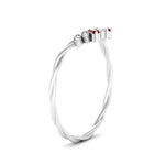 Load image into Gallery viewer, round-baguette-ruby-twisted-wedding-band-in-white-gold-FD9703BGRUDR-NL-WG.jpg
