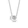 Load image into Gallery viewer, Round Bezel 0.75 Carat Solitaire Pendant