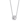 Load image into Gallery viewer, Round Bezel 0.75 Carat Solitaire Pendant