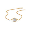 Load image into Gallery viewer, Round Bezel 0.75 Carat Solitaire Pendant