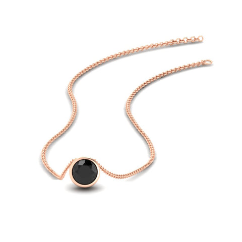round-bezel-solitaire-black-diamond-half-carat-pendant-in-rose-gold-FD-PD10538ROGBLACK-NL-0.50CT-RG