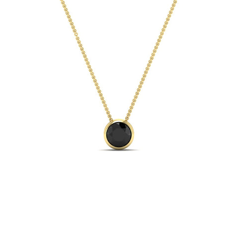 round-bezel-solitaire-black-diamond-half-carat-pendant-in-yellow-gold-FD-PD10538ROGBLACKANGLE1-NL-0.50CT-YG