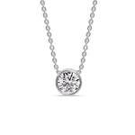 Load image into Gallery viewer, Round Bezel Solitaire Diamond 1.50 Carat Pendant