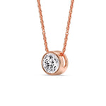 Load image into Gallery viewer, Round Bezel Solitaire Diamond 2.50 Carat Pendant