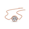 Load image into Gallery viewer, Round Bezel Solitaire Diamond 2.50 Carat Pendant