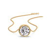 Load image into Gallery viewer, Round Bezel Solitaire Diamond 4 Carat Pendant