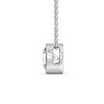 Load image into Gallery viewer, Round Bezel Solitaire Diamond 5 Carat Pendant
