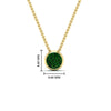 Load image into Gallery viewer, Round Bezel Solitaire Diamond 1.50 Carat Pendant