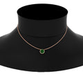 Thumbnail 62 - round-bezel-solitaire-emerald-half-carat-pendant-in-rose-gold-FD-PD10538ROGEMGRNECK-NL-0.50CT-RG