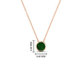 Thumbnail 61 - round-bezel-solitaire-emerald-half-carat-pendant-in-rose-gold-fd-pd10538rogemgrangle1-nl-0-50ct-rg-hw