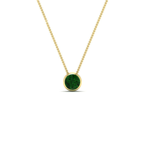 round-bezel-solitaire-emerald-half-carat-pendant-in-yellow-gold-FD-PD10538ROGEMGRANGLE1-NL-0.50CT-YG