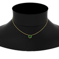 Thumbnail 72 - round-bezel-solitaire-emerald-half-carat-pendant-in-yellow-gold-FD-PD10538ROGEMGRNECK-NL-0.50CT-YG
