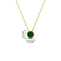 Thumbnail 71 - round-bezel-solitaire-emerald-half-carat-pendant-in-yellow-gold-fd-pd10538rogemgrangle1-nl-0-50ct-yg-hw