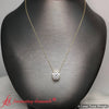 Load image into Gallery viewer, round-bezel-solitaire-lab-diamond-4-carat-pendant-in-14k-yellow-gold-fdpd10538ro-4-00-ct-2
