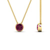 Load image into Gallery viewer, Round Bezel Solitaire Diamond 1.50 Carat Pendant