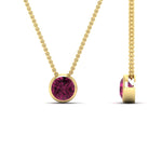 Load image into Gallery viewer, Round Bezel Solitaire Diamond 1.50 Carat Pendant