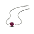Thumbnail 48 - round-bezel-solitaire-pink-sapphire-half-carat-pendant-in-white-gold-FD-PD10538ROGSADRPI-NL-0.50CT-WG