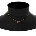 Thumbnail 57 - round-bezel-solitaire-pink-sapphire-half-carat-pendant-in-yellow-gold-FD-PD10538ROGSADRPINECK-NL-0.50CT-YG