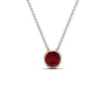 Load image into Gallery viewer, Round Bezel Solitaire Diamond 1.50 Carat Pendant