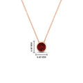 Thumbnail 76 - round-bezel-solitaire-ruby-half-carat-pendant-in-rose-gold-fd-pd10538rogrudrangle1-nl-0-50ct-rg-hw