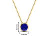 Load image into Gallery viewer, Round Bezel Solitaire Diamond 1.50 Carat Pendant