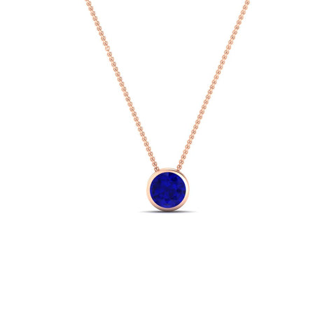 round-bezel-solitaire-sapphire-half-carat-pendant-in-rose-gold-FD-PD10538ROGSABLANGLE1-NL-0.50CT-RG