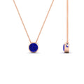 Thumbnail 29 - round-bezel-solitaire-sapphire-half-carat-pendant-in-rose-gold-FD-PD10538ROGSABLANGLE2-NL-0.50CT-RG