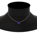 Thumbnail 32 - round-bezel-solitaire-sapphire-half-carat-pendant-in-rose-gold-FD-PD10538ROGSABLNECK-NL-0.50CT-RG