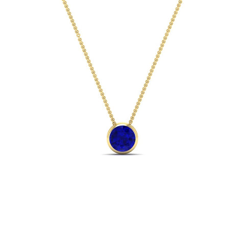 round-bezel-solitaire-sapphire-half-carat-pendant-in-yellow-gold-FD-PD10538ROGSABLANGLE1-NL-0.50CT-YG