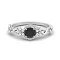 Thumbnail 20 - round-black-diamond-and-diamond-flower-engagement-ring-in-FD10057RORGBLACKANGLE3-NL-WG-GS