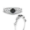 Thumbnail 21 - round-black-diamond-and-diamond-flower-engagement-ring-in-FD10057RORGBLACKANGLE3-NL-WG-GS