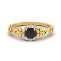 Thumbnail 41 - round-black-diamond-and-diamond-flower-engagement-ring-in-FD10057RORGBLACKANGLE3-NL-YG-GS