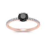 Load image into Gallery viewer, round-black-diamond-and-halo-engagement-ring-in-rose-gold-FD9168RORGBLACK-NL-RG-GS.jpg