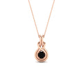 Thumbnail 77 - round-black-diamond-solitaire-infinity-knot-pendant-in-rose-gold